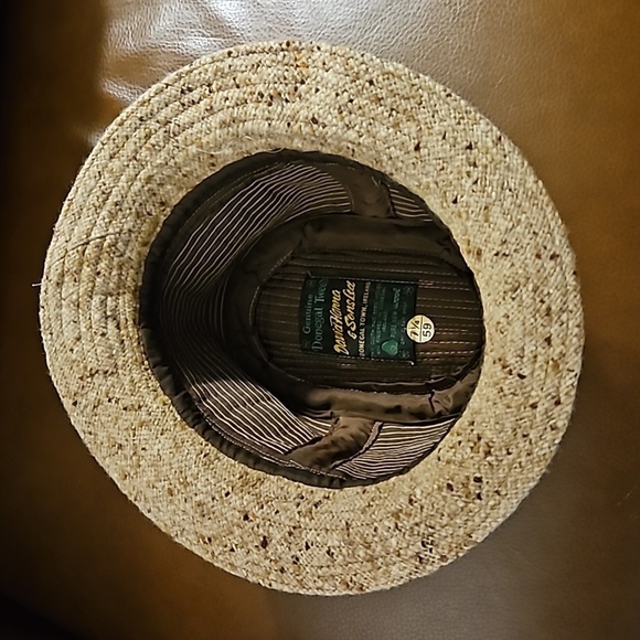 VTG DAVID HANNA & SONS LTD Genuine Donegal Tweed Wool Irish Grandpa Hat - Picture 6 of 7